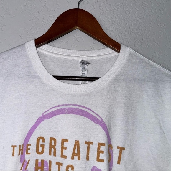 Women's Ideal by Next Level Apparel The Greatest Hits Movie Cropped T-shirt - Picture 6 of 7